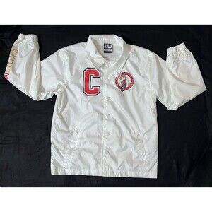 NBA Boston Celtics Snap Front Basketball Windbreaker Team Jacket Youth M White